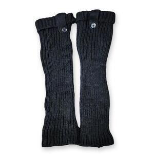 SOLD- Black Knit Leg Warmers